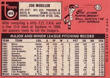 Joe Moeller  baseball card collectible - Main Image 2