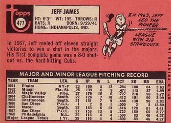 Jeff James  baseball card collectible - Main Image 2