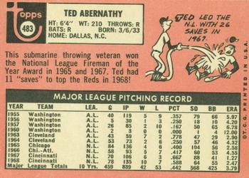 Ted Abernathy  baseball card collectible - Main Image 2