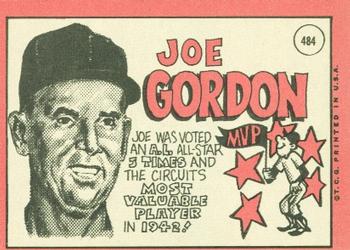 Joe Gordon  baseball card collectible - Main Image 2