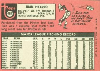 Juan Pizarro  baseball card collectible - Main Image 2