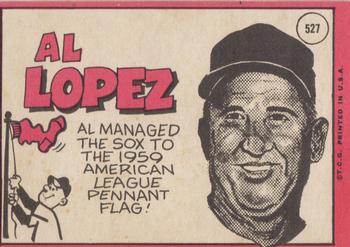 Al Lopez  baseball card collectible - Main Image 2