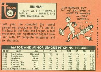 Jim Nash  baseball card collectible - Main Image 2