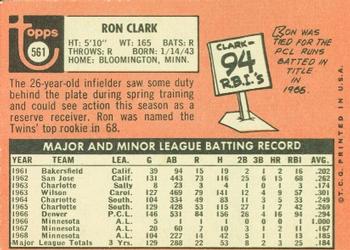 Ron Clark  baseball card collectible - Main Image 2