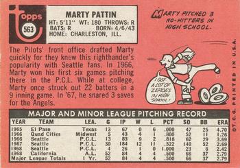 Marty Pattin  baseball card collectible - Main Image 2
