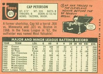 Cap Peterson  baseball card collectible - Main Image 2