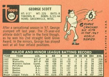 George Scott  baseball card collectible - Main Image 2