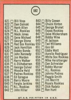 7th Series Check List: 589-664  baseball card collectible - Main Image 2