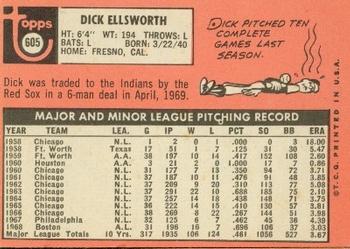 Dick Ellsworth  baseball card collectible - Main Image 2