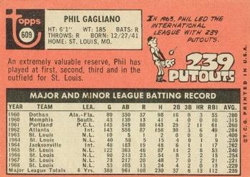 Phil Gagliano  baseball card collectible - Main Image 2