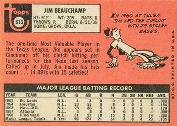 Jim Beauchamp  baseball card collectible - Main Image 2