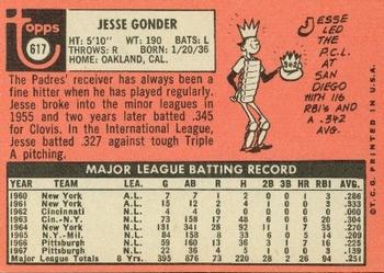 Jesse Gonder  baseball card collectible - Main Image 2