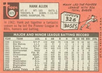 Hank Allen  baseball card collectible - Main Image 2