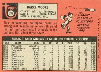Barry Moore  baseball card collectible - Main Image 2