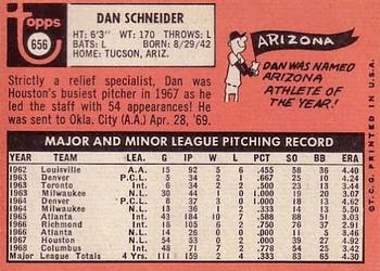 Dan Schneider  baseball card collectible - Main Image 2