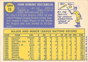 John Boccabella  baseball card collectible - Main Image 2