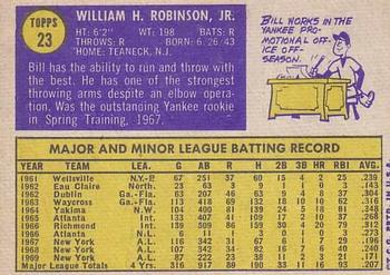 Bill Robinson  baseball card collectible - Main Image 2