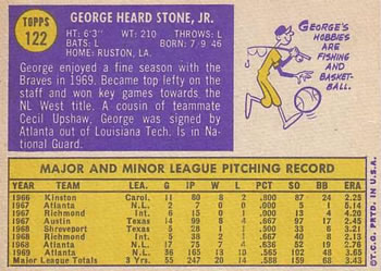 George Stone  baseball card collectible - Main Image 2