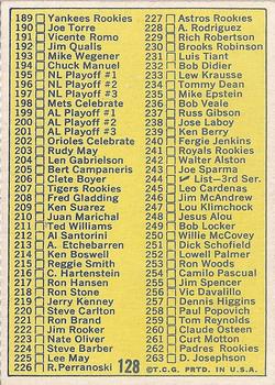 2nd Series Checklist 133-263  baseball card collectible - Main Image 2
