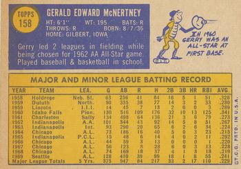 Jerry McNertney  baseball card collectible - Main Image 2