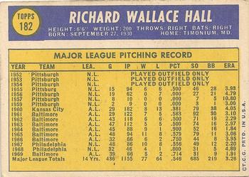 Dick Hall  baseball card collectible - Main Image 2