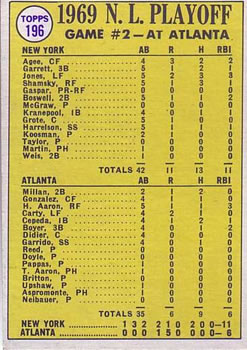 N.L Playoff Game 2 - Mets Show Muscle!  baseball card collectible - Main Image 2