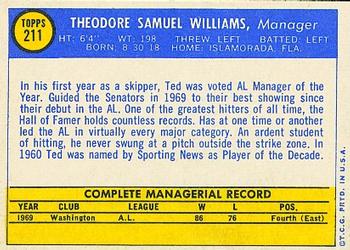 Ted Williams  baseball card collectible - Main Image 2