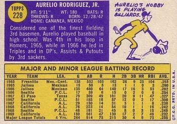 Aurelio Rodriguez  baseball card collectible - Main Image 2
