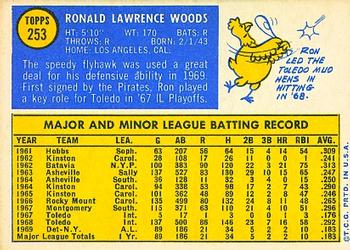 Ron Woods  baseball card collectible - Main Image 2