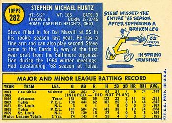 Steve Huntz  baseball card collectible - Main Image 2