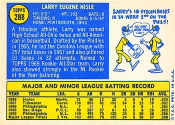 Larry Hisle  baseball card collectible - Main Image 2