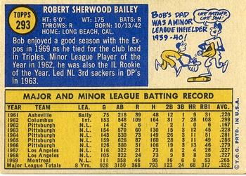 Bob Bailey  baseball card collectible - Main Image 2