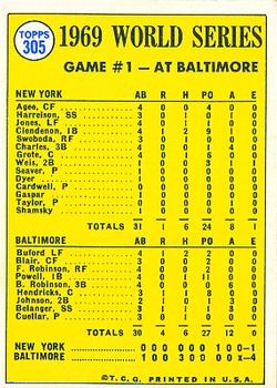 World Series Game 1 - Buford Belts Leadoff Homer!  baseball card collectible - Main Image 2