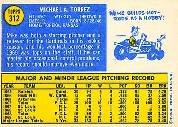 Mike Torrez  baseball card collectible - Main Image 2