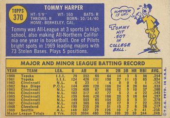 Tommy Harper  baseball card collectible - Main Image 2