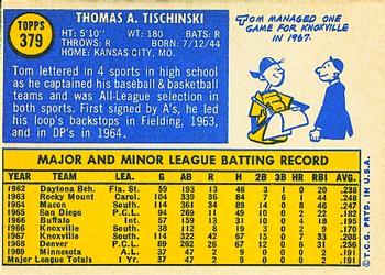 Tom Tischinski  baseball card collectible - Main Image 2