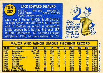 Jack DiLauro  baseball card collectible - Main Image 2