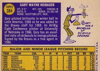 Gary Neibauer  baseball card collectible - Main Image 2