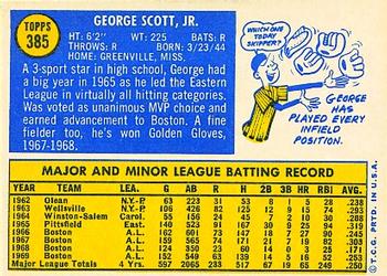 George Scott  baseball card collectible - Main Image 2