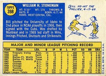 Bill Stoneman  baseball card collectible - Main Image 2