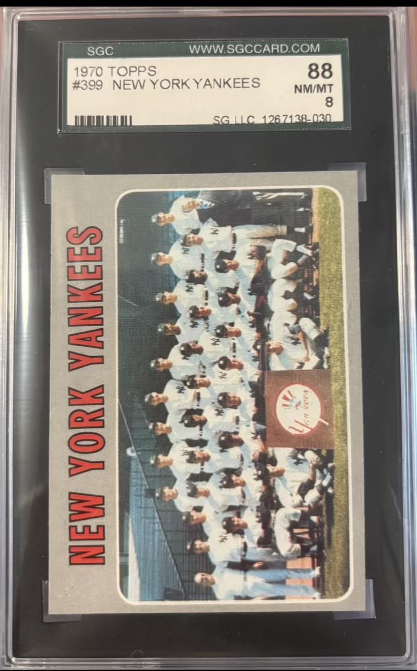 New York Yankees  baseball card collectible - Main Image 3