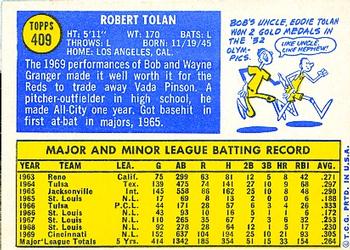Bob Tolan  baseball card collectible - Main Image 2