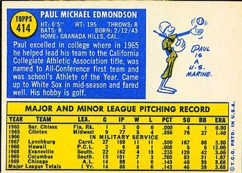 Paul Edmondson  baseball card collectible - Main Image 2