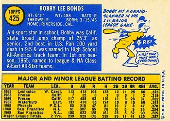 Bobby Bonds  baseball card collectible - Main Image 2