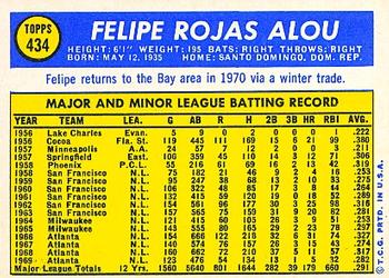 Felipe Alou  baseball card collectible - Main Image 2