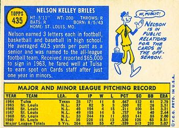 Nelson Briles  baseball card collectible - Main Image 2