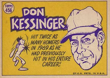 Don Kessinger  baseball card collectible - Main Image 2