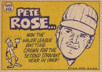 Pete Rose  baseball card collectible - Main Image 2