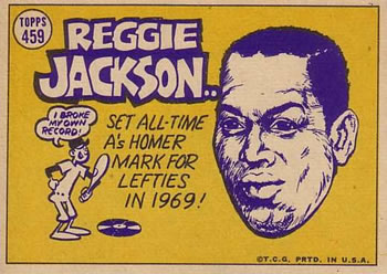 Reggie Jackson  baseball card collectible - Main Image 2