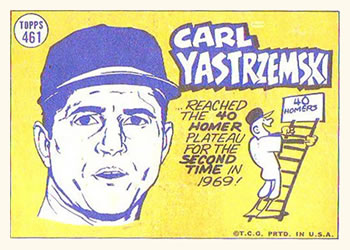 Carl Yastrzemski  baseball card collectible - Main Image 2